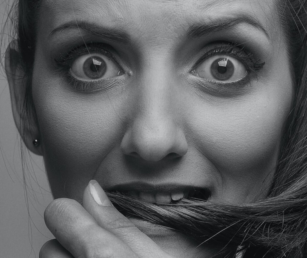Dental blog: receding gums worried lady
