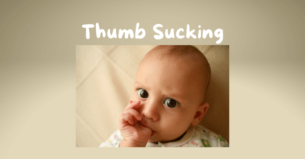 Dental blog: baby thumb sucking