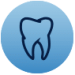 Icon Tooth Blue